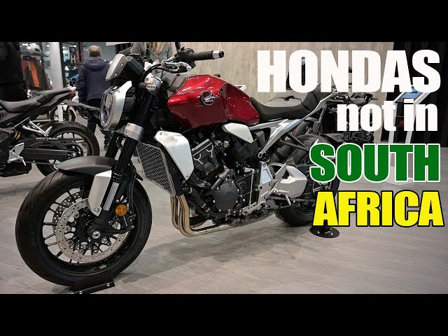 Some of Honda's road bikes that don't make it to South Africa.