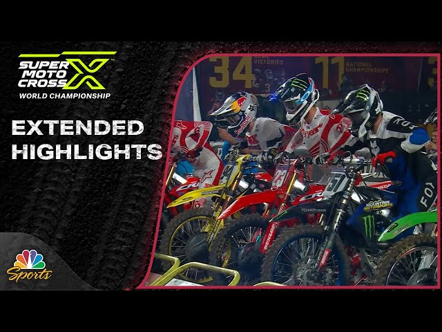 SuperMotocross Playoffs EXTENDED HIGHLIGHTS: Round 3 at Los Angeles | 9/23/23 | Motorsports on NBC