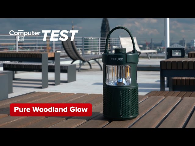 Pure Woodland Glow im Test: Musikalische Camping-Lampe