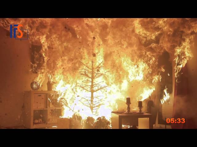 Weihnachtsbaumbrände - sind vermeidbar
