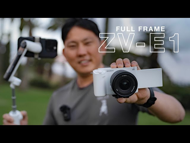 Sony ZV-E1 | Supercharged Camera for Creators & Insta360 FLOW Phone Gimbal
