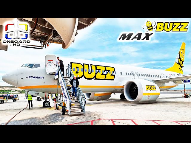 TRIP REPORT | First BUZZ B737MAX Flight! | RYANAIR Boeing 737 MAX | Krakow to Alicante
