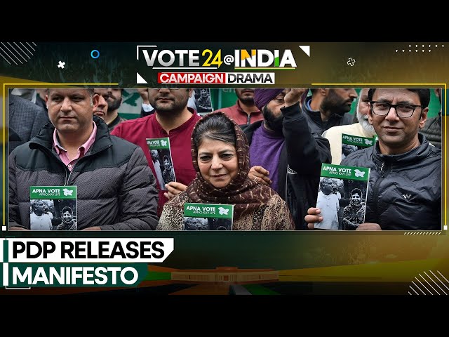 India Election 2024: Mehbooba Mufti's PDP releases manifesto for Lok Sabha polls | WION News