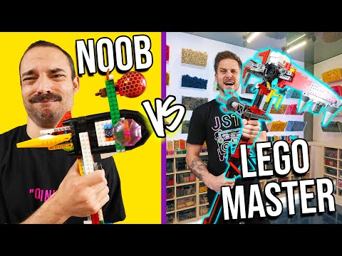 LEGO WEAPON BUDGET CHALLENGE! *Noob vs Pro*