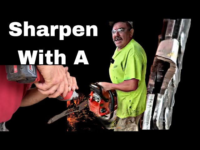 Reviving Jose's Chainsaw: How I Sharpen with a Grinder