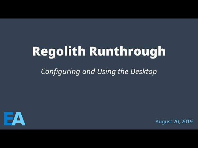 Regolith Linux - Navigating and Configuring i3