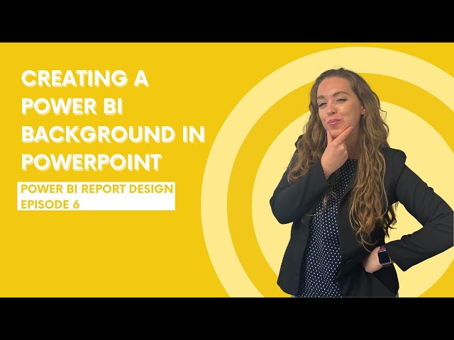 Creating a Power BI Background in PowerPoint