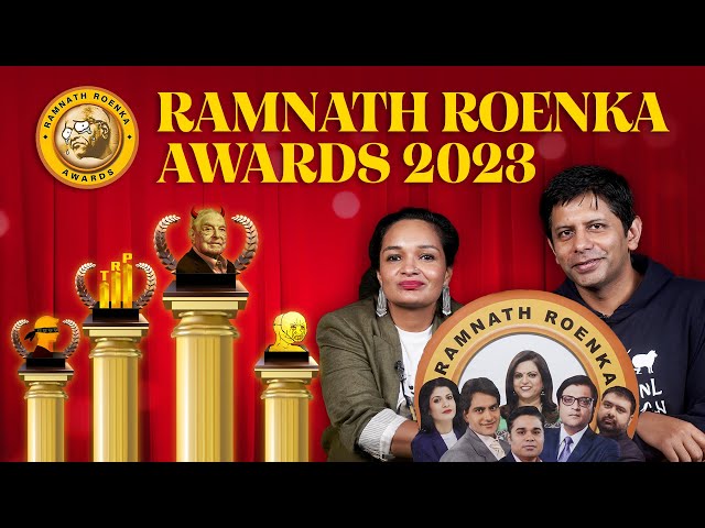 The worst of TV news journalism 2023: Manisha & @thedeshbhakt are back with Ramnath Roenka Awards!