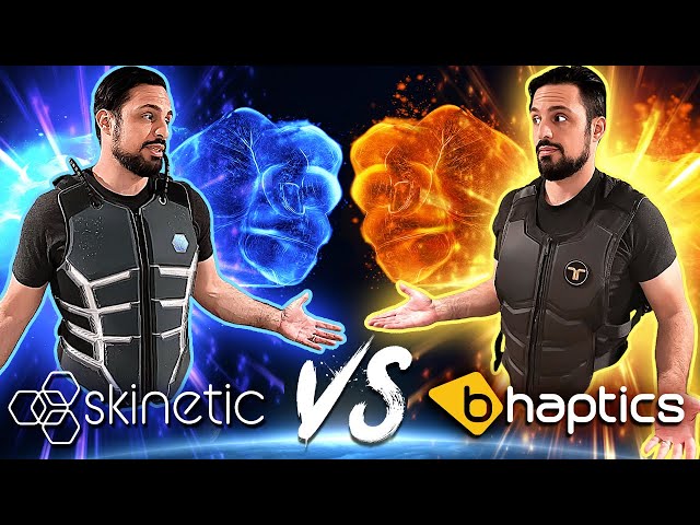 A NEW VR Haptics Vest is HERE - bHaptics VS Skinetic (Quest 2 & PCVR)