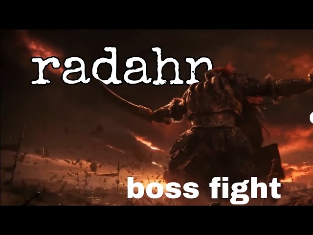 elden ring||radahn boss fight ||