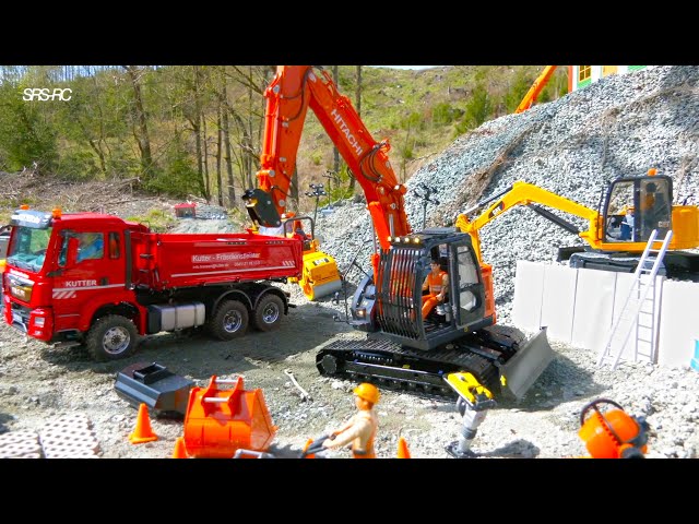 BEST OF HARD WORKING RC MACHINES IN THE DIRT - RC EXCAVATOR DIGGING HARD SOIL - MAN SCALEART