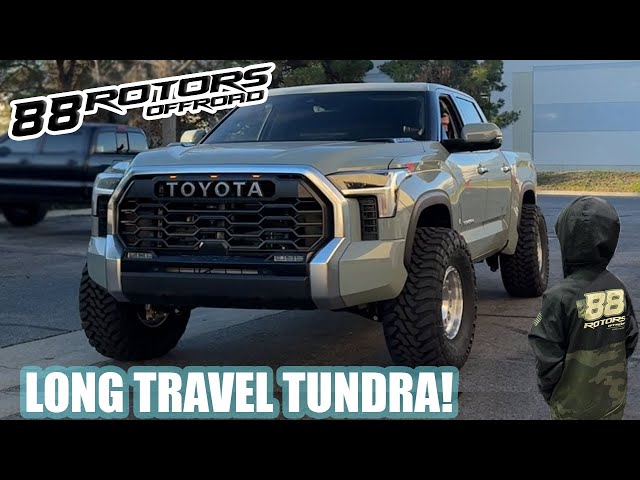 2023 Toyota Tundra Baja Kits Long Travel Prerunner +3 Kit on King Shocks!