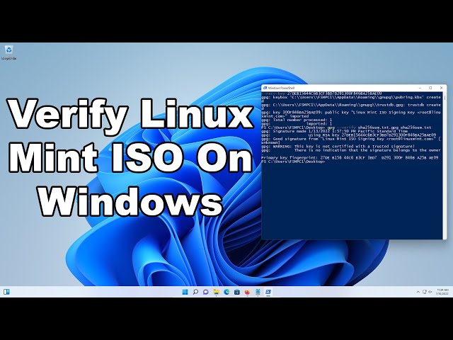 How To Verify Linux Mint ISO File On Windows | Integrity & Authenticity | Quick & Easy Guide