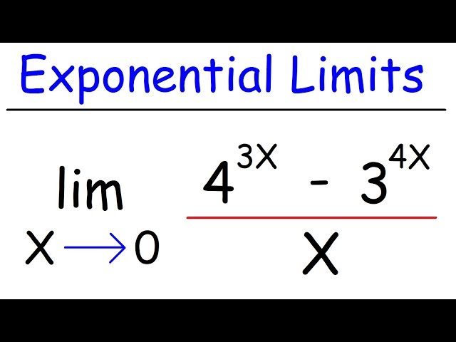 Limits of Exponential Functions | Calculus