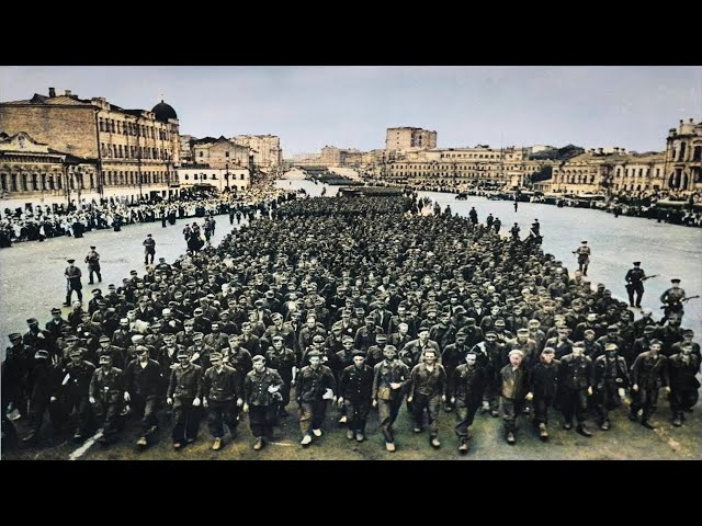 When 57,000 German prisoners paraded in Moscow | The Parade of the Vanquished