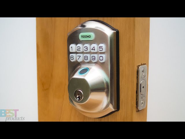 TEEHO Fingerprint Keyless Entry Door Lock with Keypad Unboxing, Install, and Review