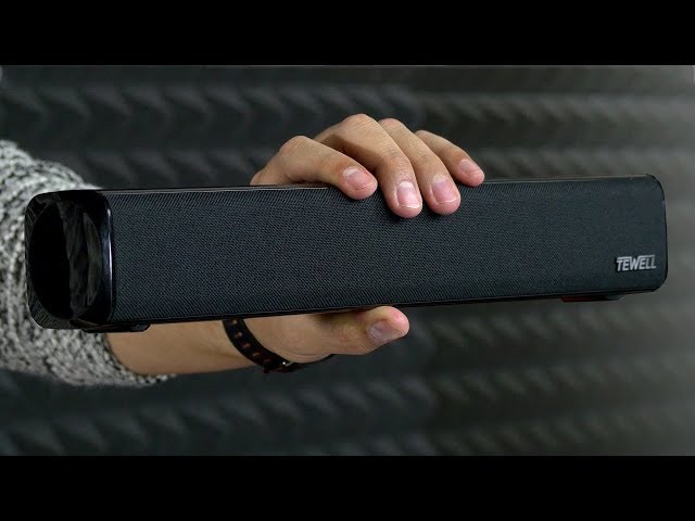 This $20 Mini Sound Bar SOUNDS GREAT & It's Portable!