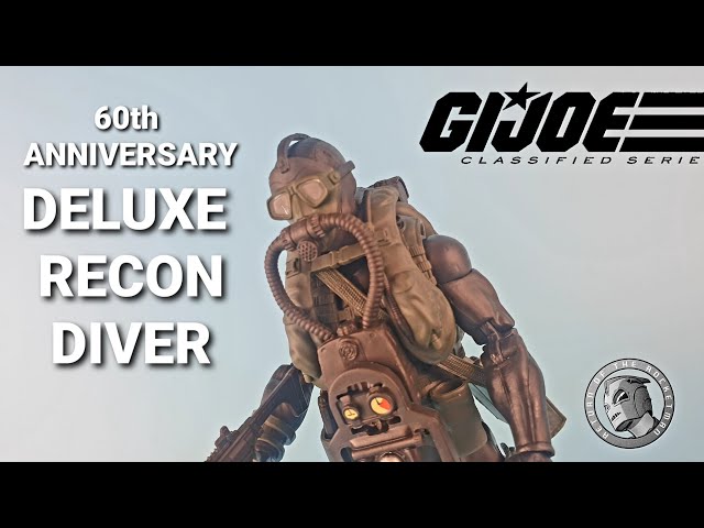 GI JOE CLASSIFIED DELUXE 60TH ANIVERSARY action sailor (recon diver) action figure unboxing review