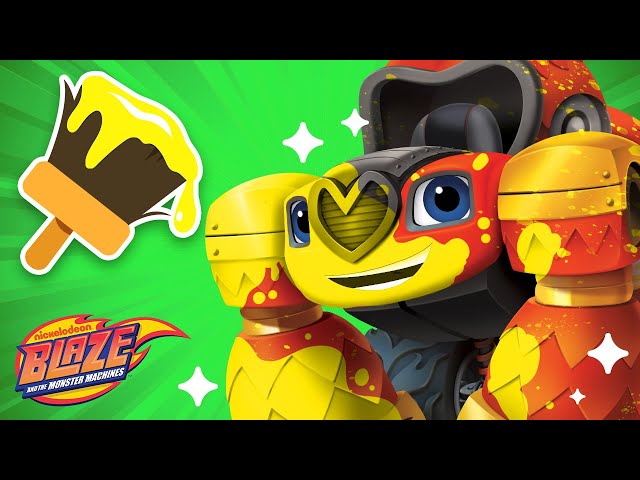 Makeover Machines #24 w/ Gorilla Blaze 🦍 Games for Kids | Blaze and the Monster Machines