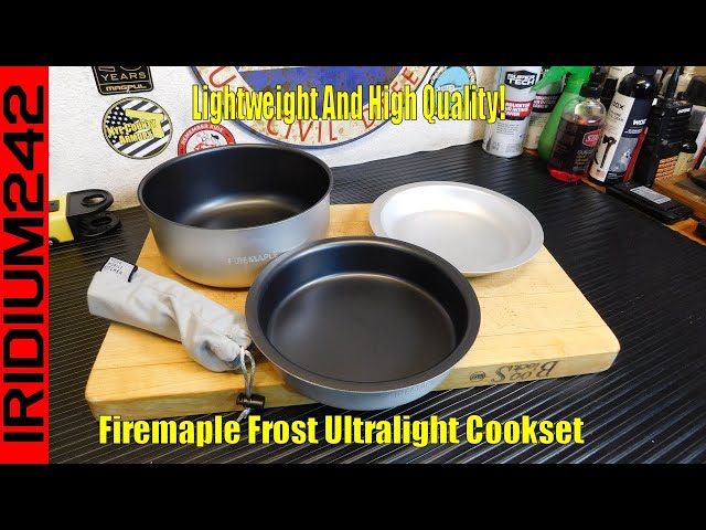 Lightweight Gear For Bug Out Bags! Firemaple Frost Ultralight Cookset