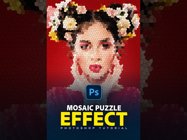 Creating a Mesmerizing Mosaic Puzzle Effect in Photoshop with Your Photos