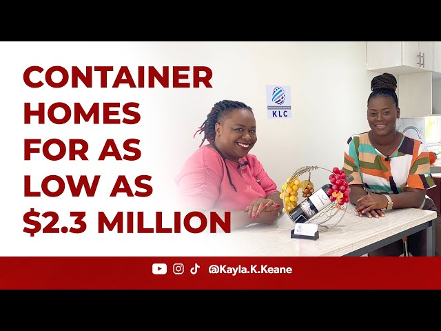Container homes in Jamaica| 2.3 million and higher| Kayla.K.Keane