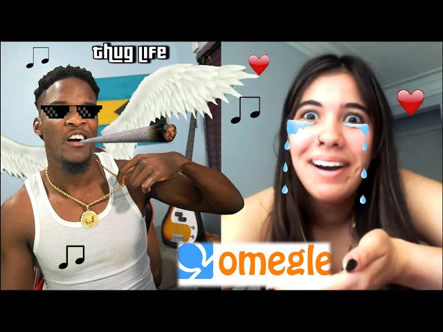 Dressed Like A Gangster Singing Like An Angel (Omegle Shocking Reactions )