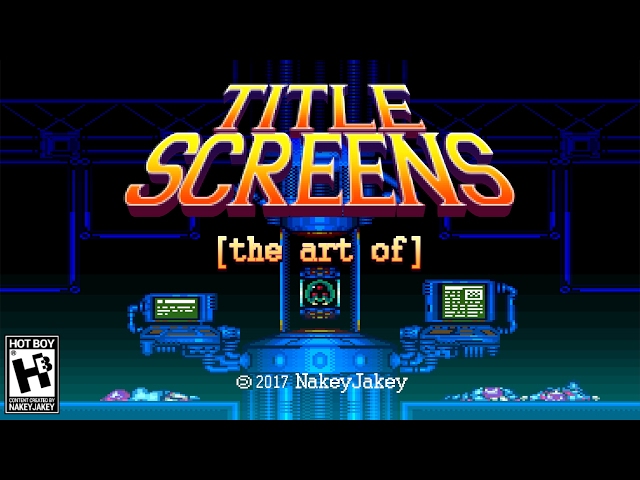 The Art of Video Game Title Screens