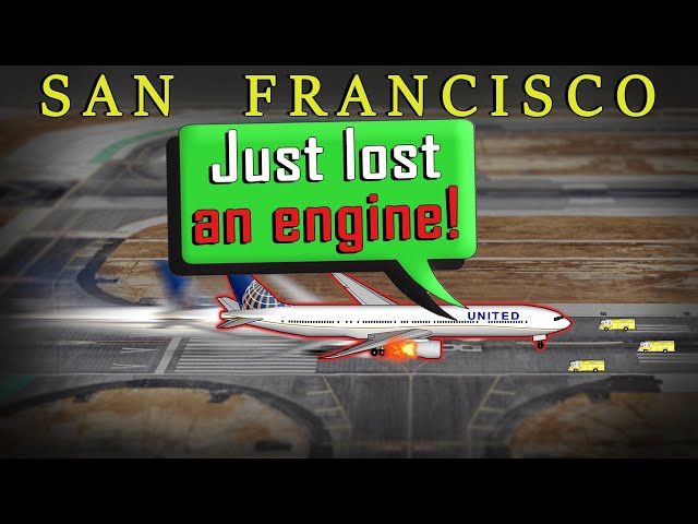 Engine Failure / Fire during Takeoff | United B777 Rejects Takeoff at SFO
