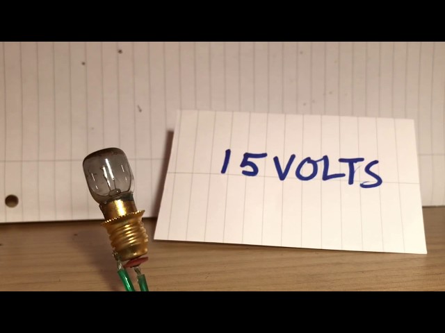 Popping Low Voltage Light Bulbs with High Voltage (230volts) (loud noises)