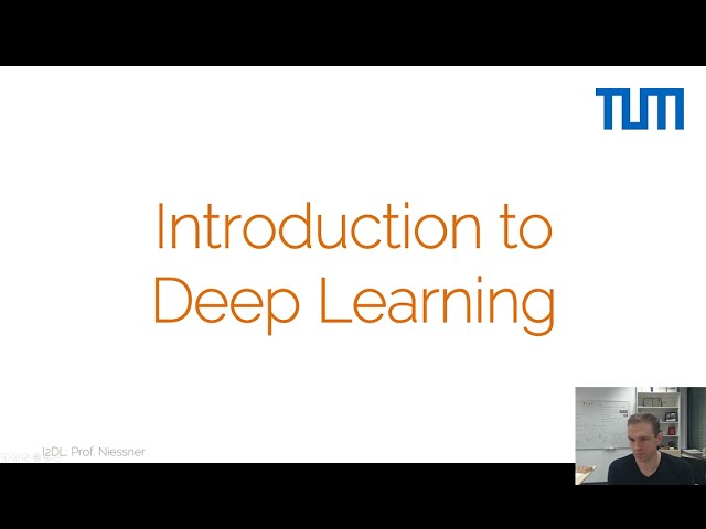 Introduction to Deep Learning (I2DL 2023) - 1. Introduction