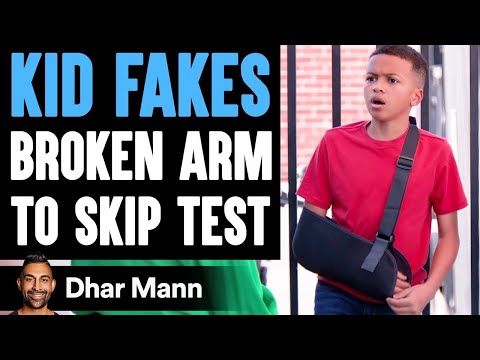 KID FAKES Broken Arm To SKIP TEST ft. @Lethal Shooter | Dhar Mann