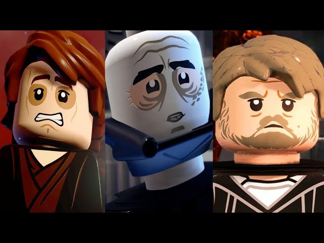 LEGO Star Wars The Skywalker Saga All Endings (Episode 1 Ending & Episode 9 Ending)