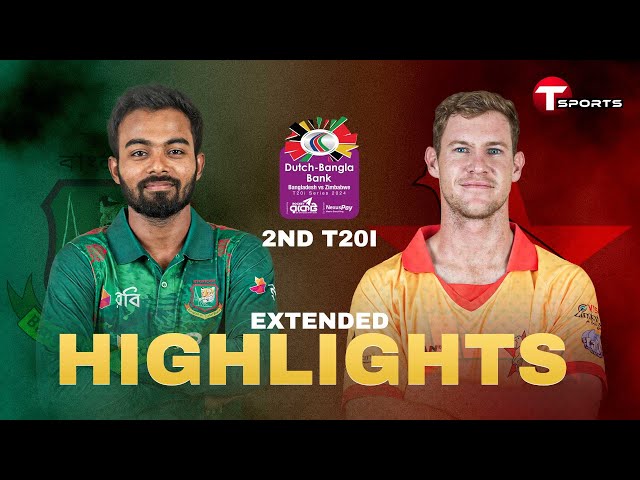 Extended Highlights | Bangladesh vs Zimbabwe | 2nd T20i | T Sports