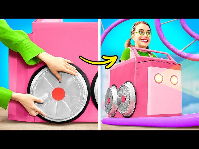 THE BEST HACKS FOR SMART PARENTS || DIY Creative Parenting Ideas With Cardboard By 123 GO Like!