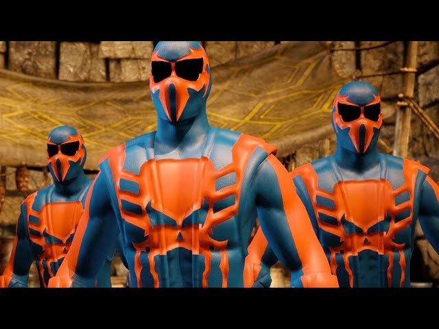 Spider-Man 2099 Triborg Vs X-Force Deadpool Sub-Zero PC Mod All Intro Dialogues 4K Ultra HD