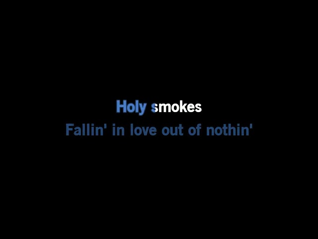 Bailey Zimmerman - Holy Smokes [Karaoke Version]