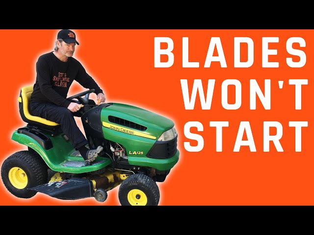 How To Fix a Riding Mower That Stalls When You Engage The Blades
