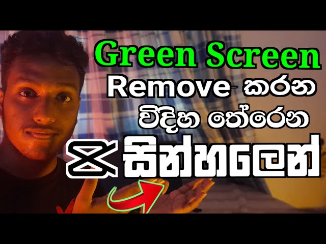 How to remove Green Screen and added subscribe button on your youtube video Sinhala