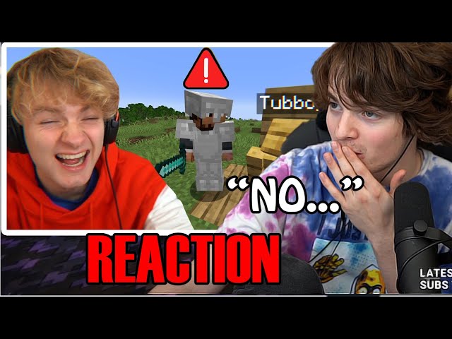 Tubbo Reacts to Minecraft's Funniest Hide And Seek...