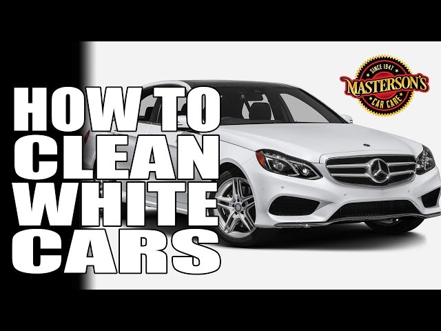 How To Clean White Cars - Masterson's Car Care - Waterless Car Wash - Auto Detailing