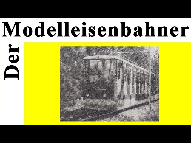 meterspurige Bergbahnen in der Hohen Tatra  -  Der Modelleisenbahner 01/1982
