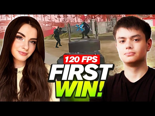 Her and Jacob play WARZONE MOBILE for the FIRST TIME!!! - 120 FPS Gameplay!