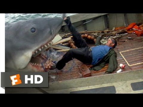 Jaws (1975) - Quint Is Devoured Scene (9/10) | Movieclips