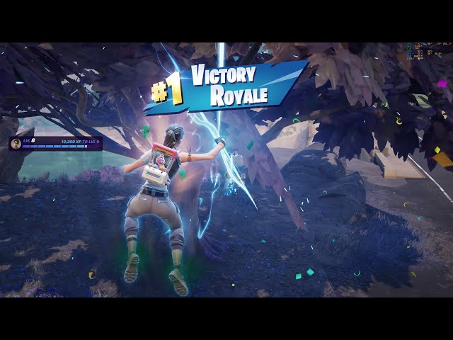Fortnite Won Nr. 1 with Zeus thunderbolt fighting with 2 at once  4k gameplay max graphic