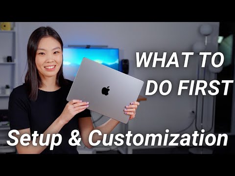 WHAT TO DO FIRST ON NEW MACBOOK PRO | Setup & Customization Tips for MacOS Monterey