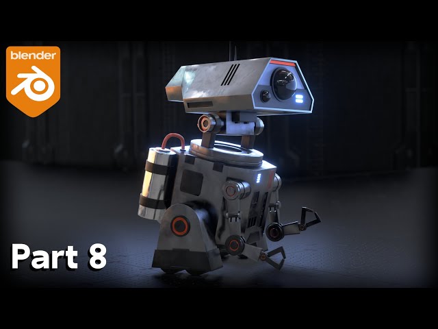 Sci-Fi Worker Robot-Part 8 (Blender Tutorial)