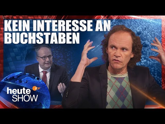 Was in der deutschen Bildungspolitik schief läuft (Olaf Schubert) | heute-show vom 13.04.2018