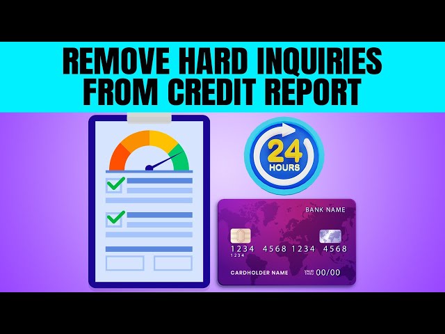 How to Remove HARD INQUIRIES from Credit Report in 24 HOURS
