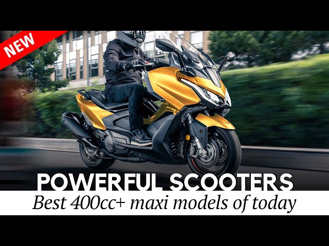 Most Powerful Maxi Scooters of 2024-2025 (All-NEW 400+ cc Lineup Review)
